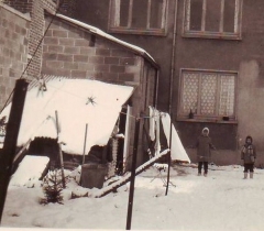 lessive,souvenir,enfance,linge,corde à linge,jardin